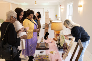 honeybee's tea house tea and tour. michi and maya photo. perez collective events